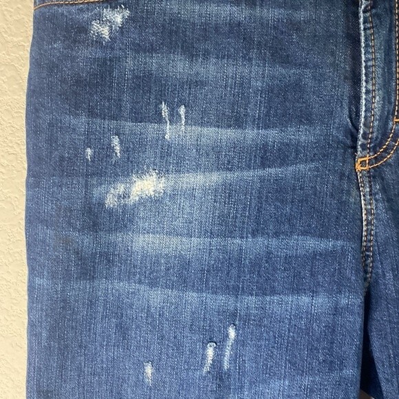 Italian why not brand Memphis distressed 33 womens stretchy Jean pants - Picture 7 of 12